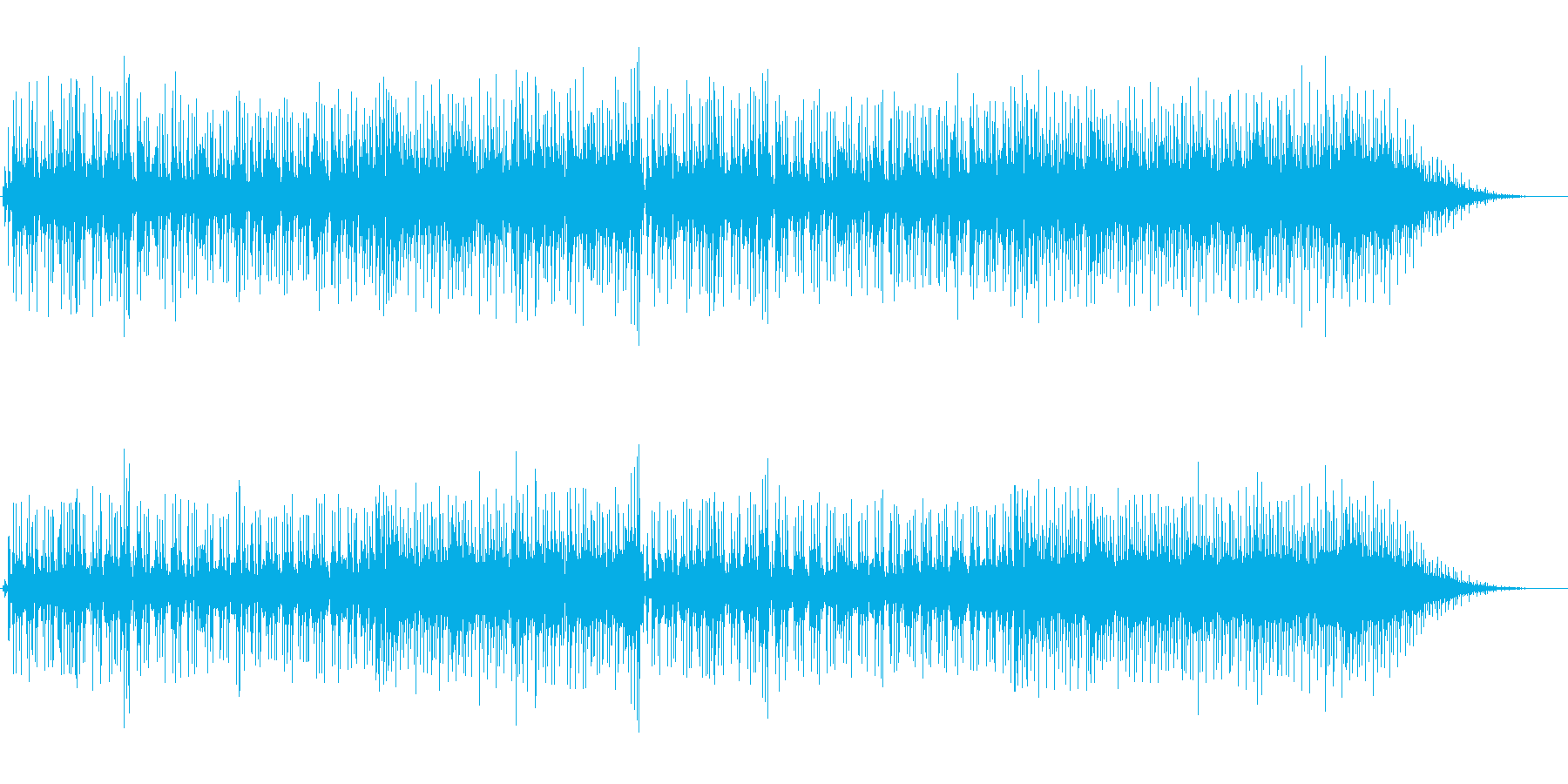 オープニングやエンディングに使える曲の再生済みの波形