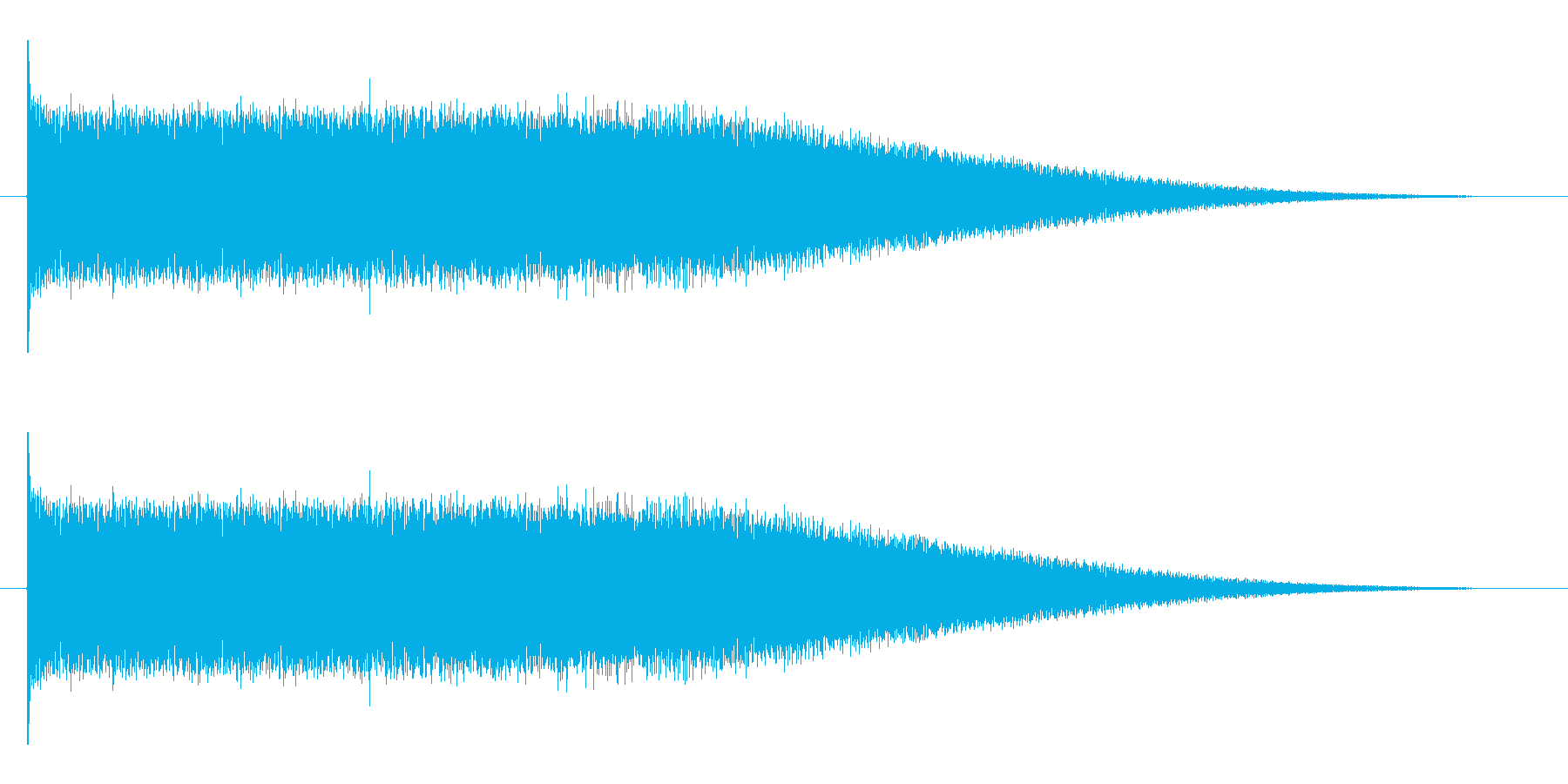 ロック風の登場出現音に最適エレキギター音の再生済みの波形