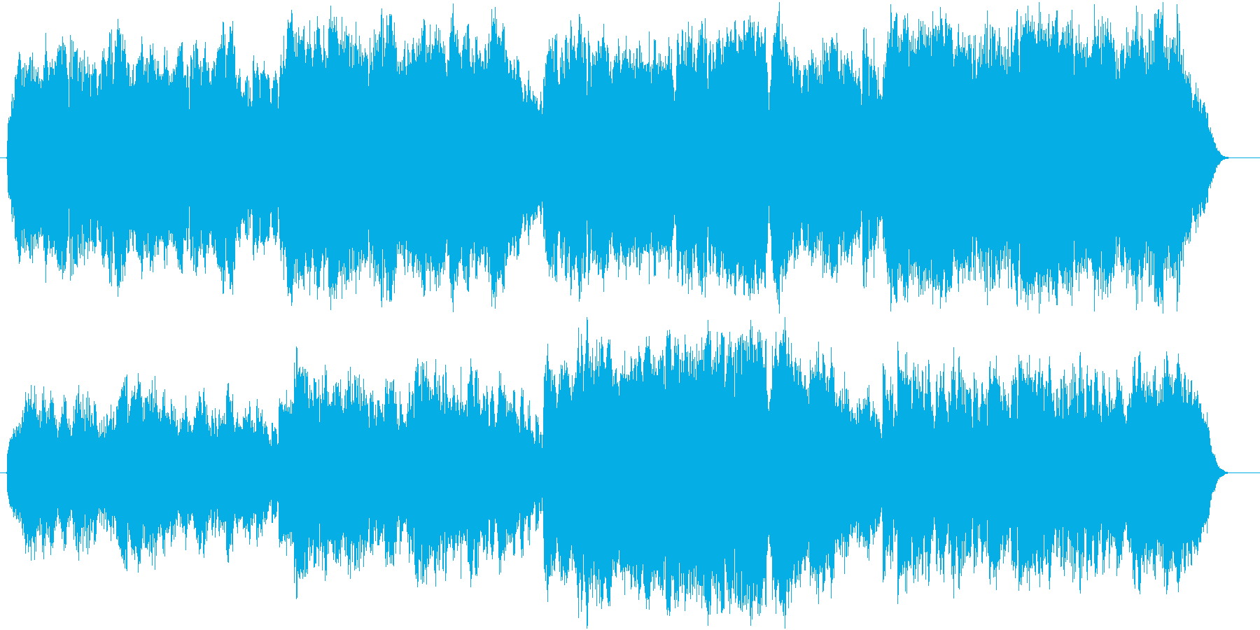 ゆったりとした木管の為の曲です。の再生済みの波形
