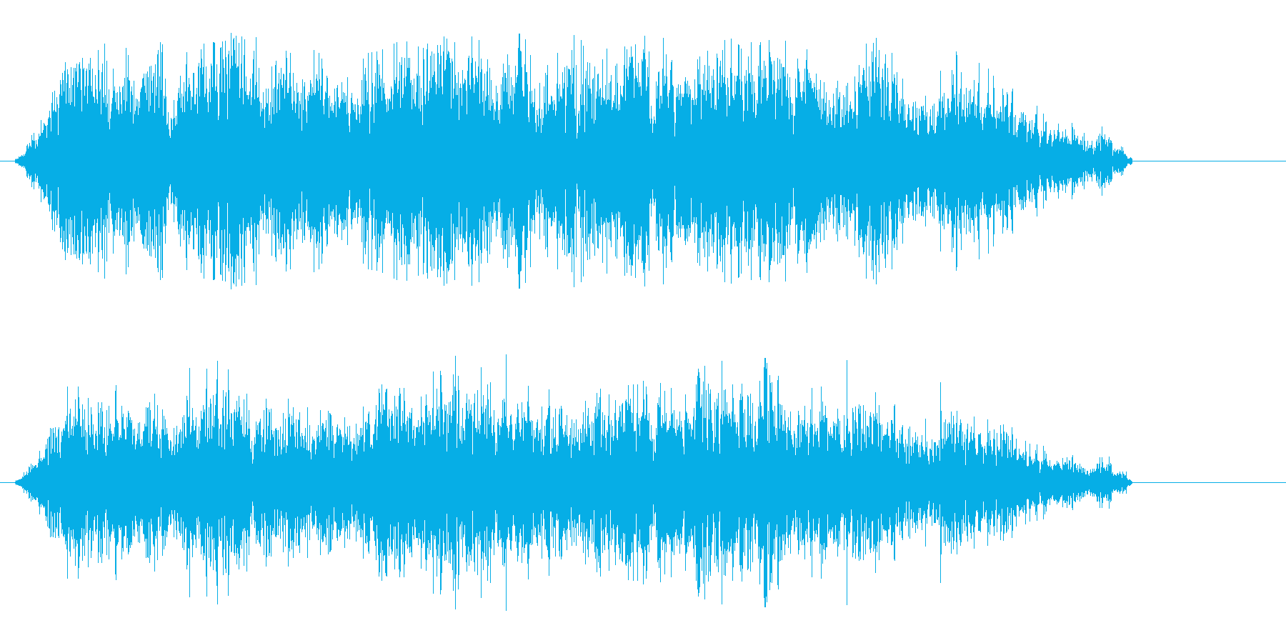 シャキーン(かっこいい剣の音)の再生済みの波形