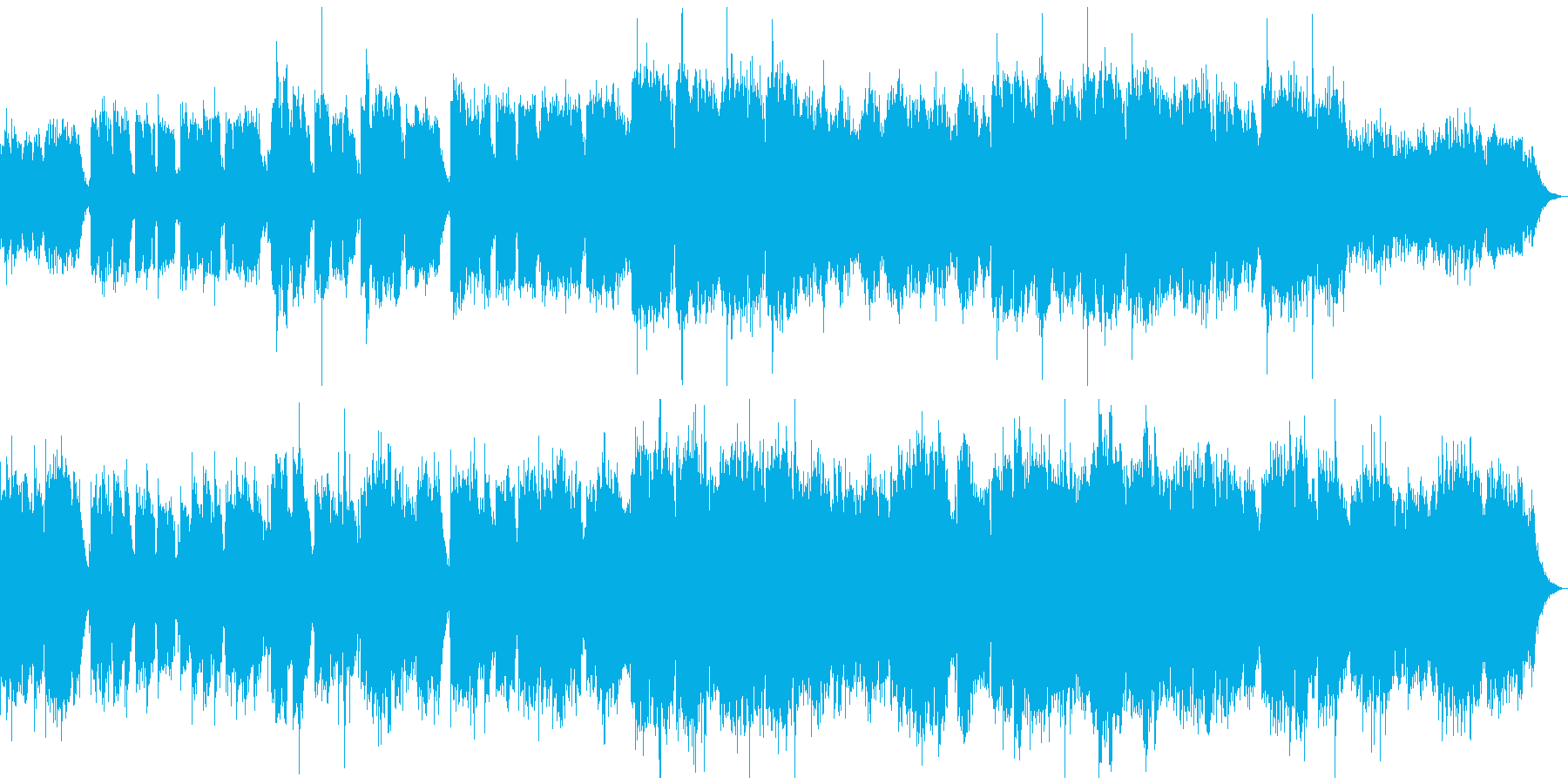 日本の原風景をイメージさせる曲ですの再生済みの波形