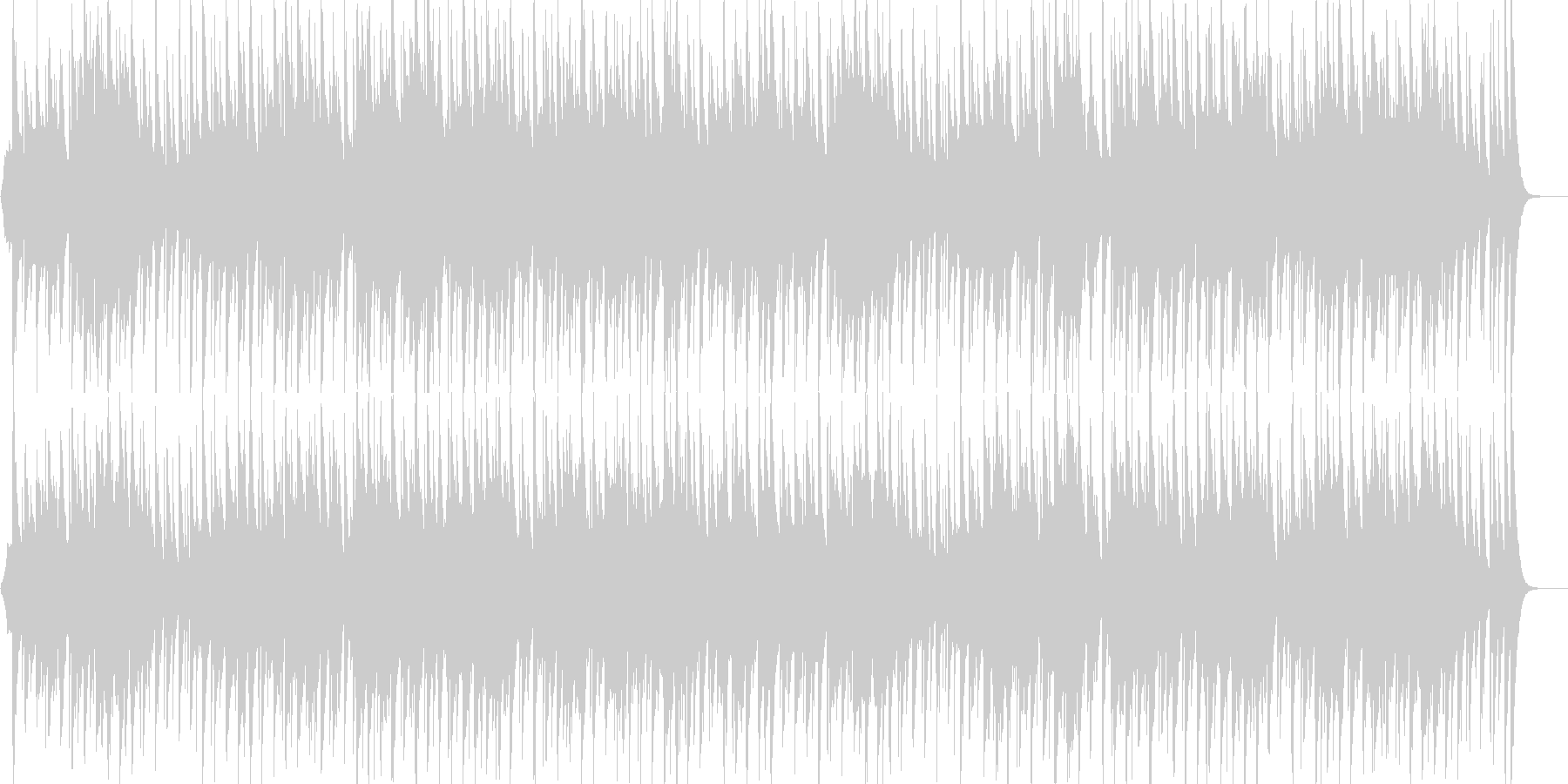 アラビア風の雰囲気のBGM2の未再生の波形