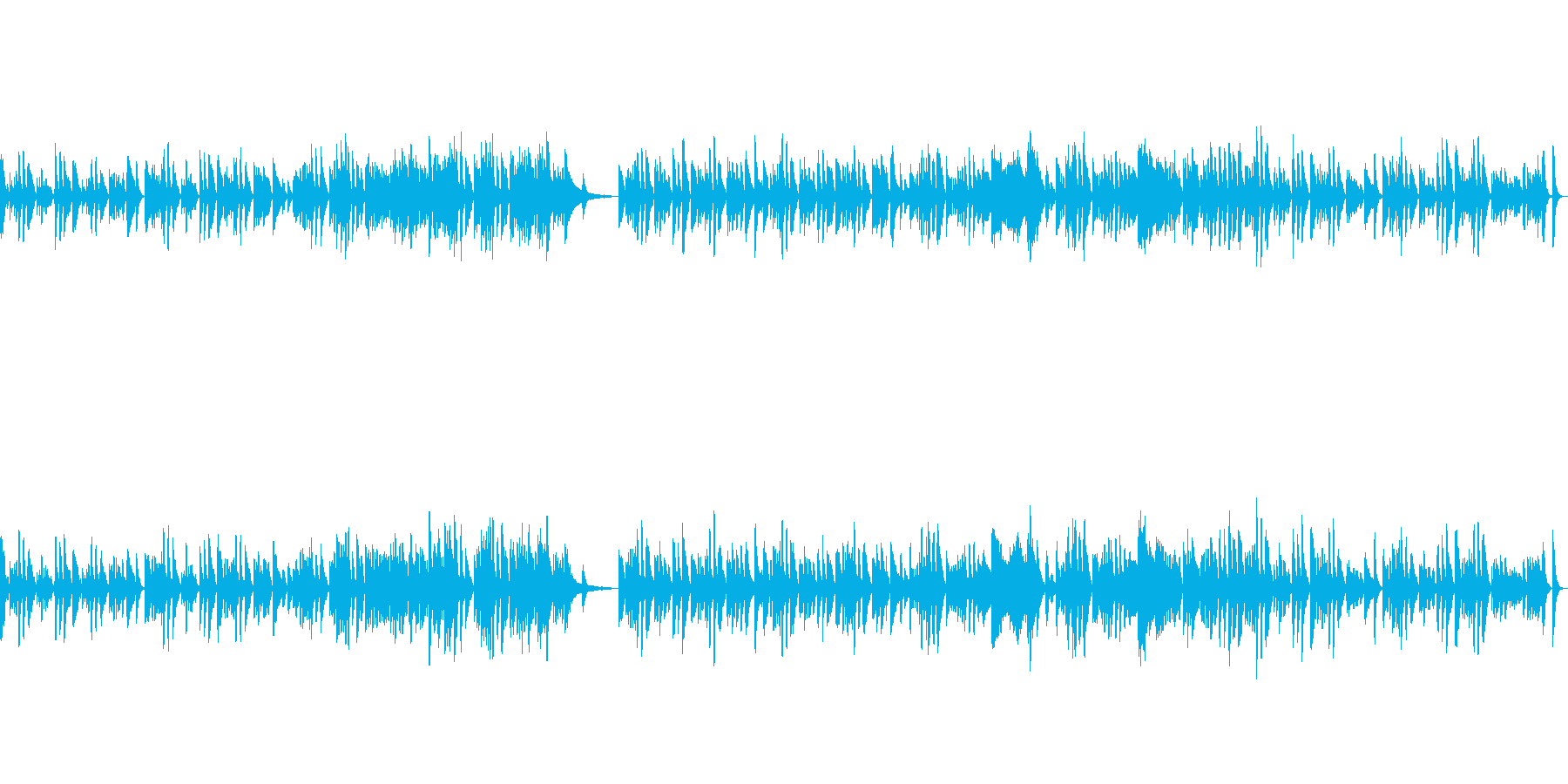 無邪気な子猫を思わせるポップなピアノ曲の再生済みの波形