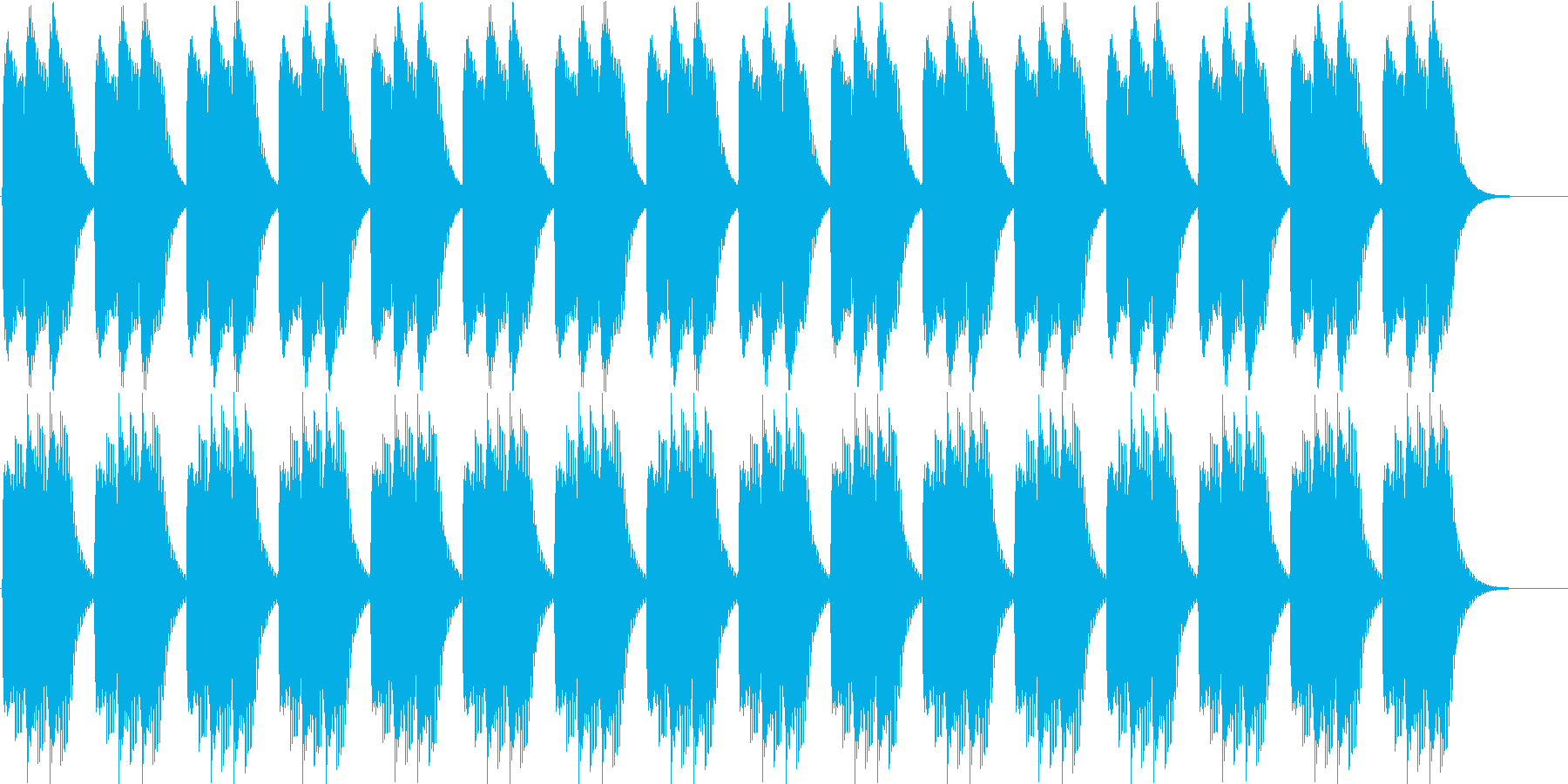 ピロピロピロ(目覚まし時計のアラーム音…の再生済みの波形