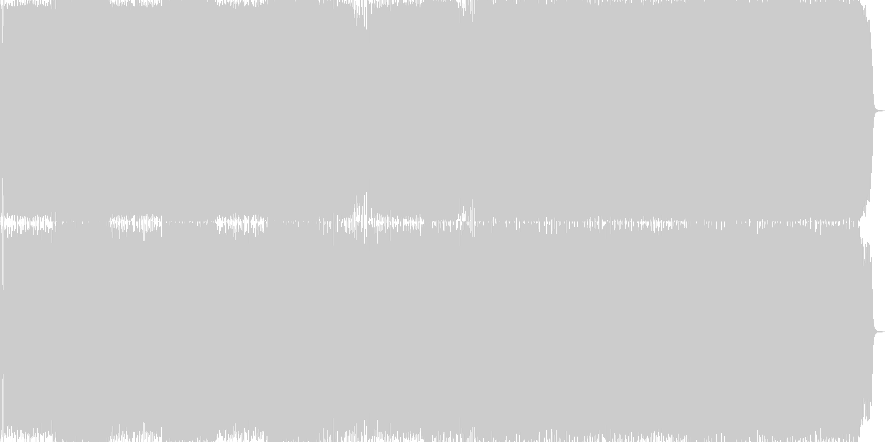 バトルaの未再生の波形