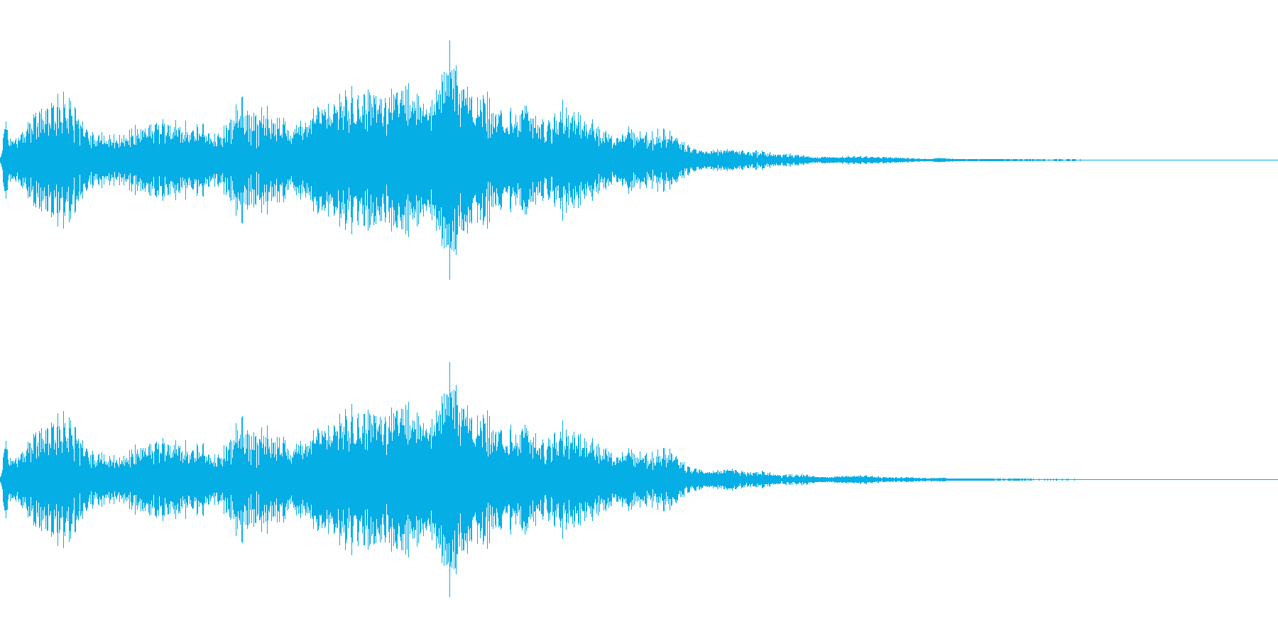 ほわーん(恋に落ちる音)の再生済みの波形