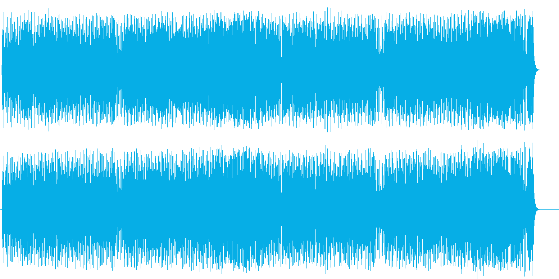 逞しいファンクポップ/ロックの再生済みの波形