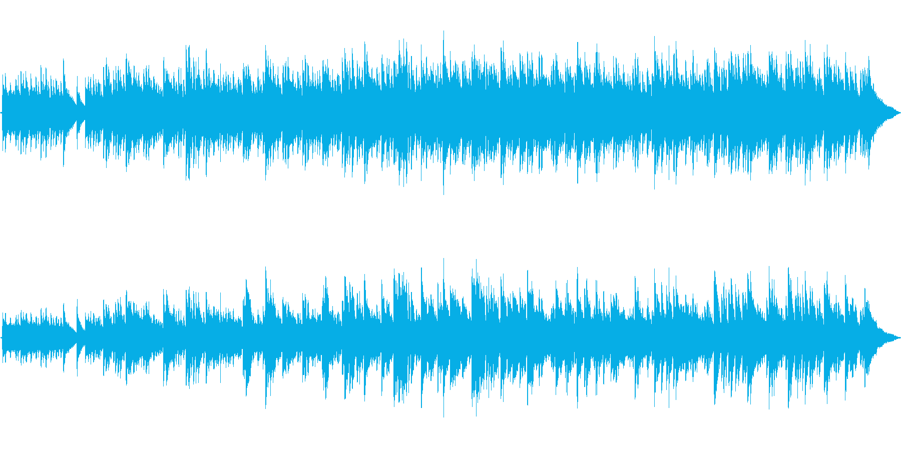 アコースティックギター フォーク調#1の再生済みの波形