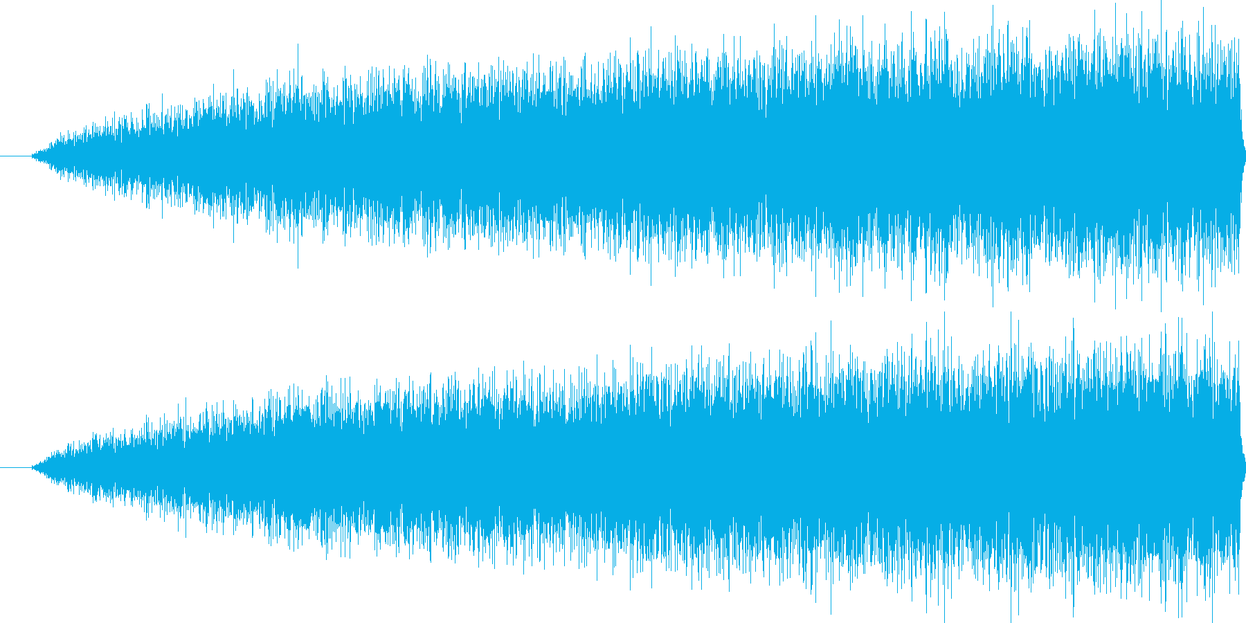 チャージ音の再生済みの波形
