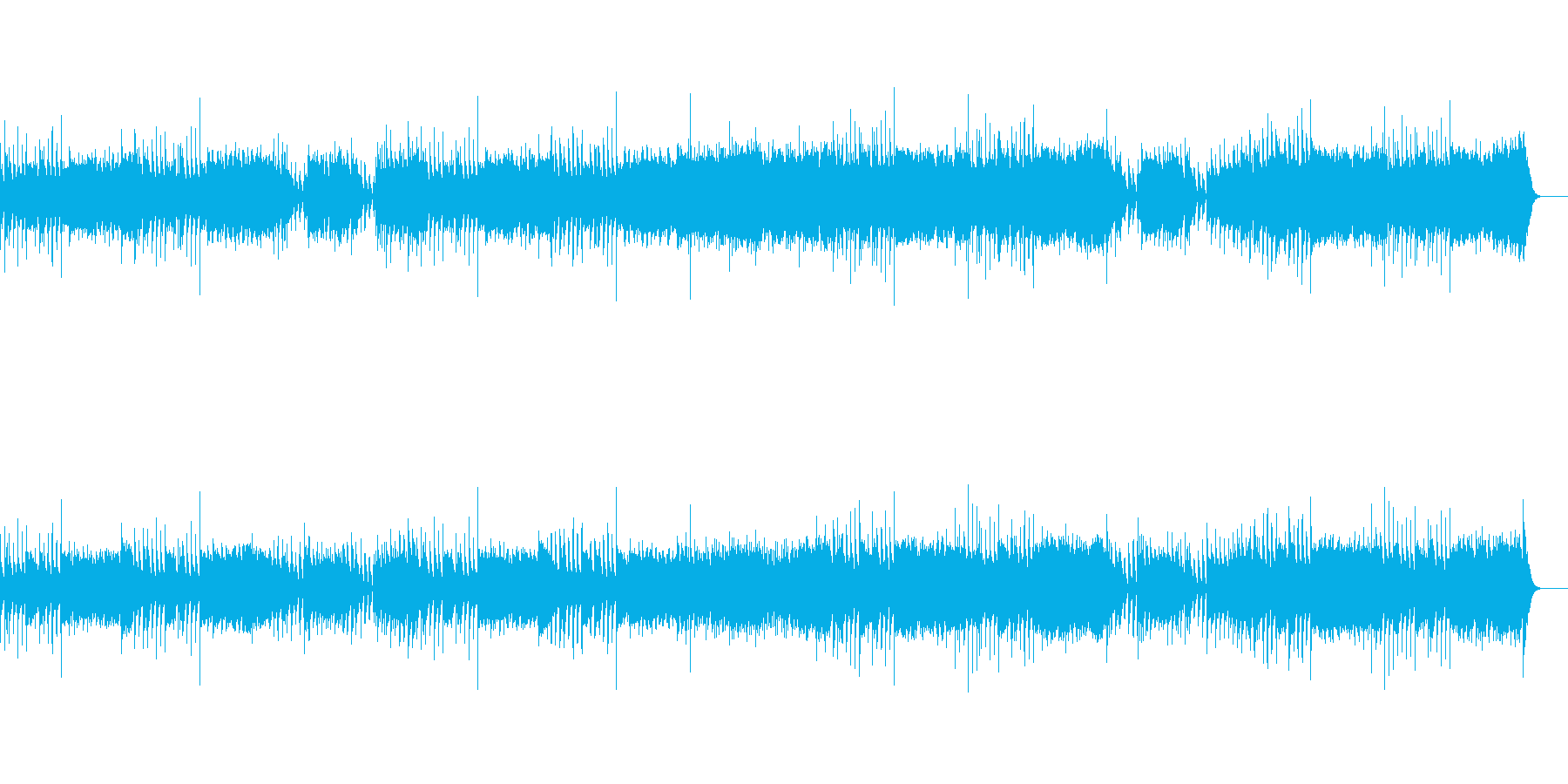 「くるみ割り人形」より行進曲の再生済みの波形