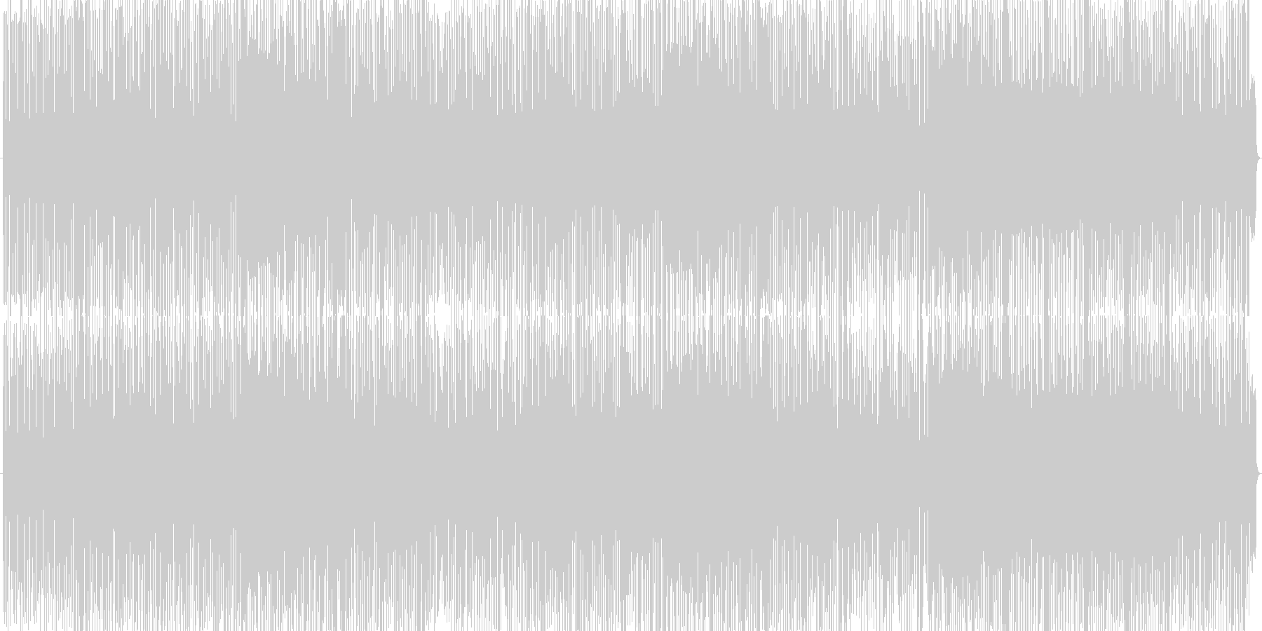 妖しいしい感じ。の未再生の波形