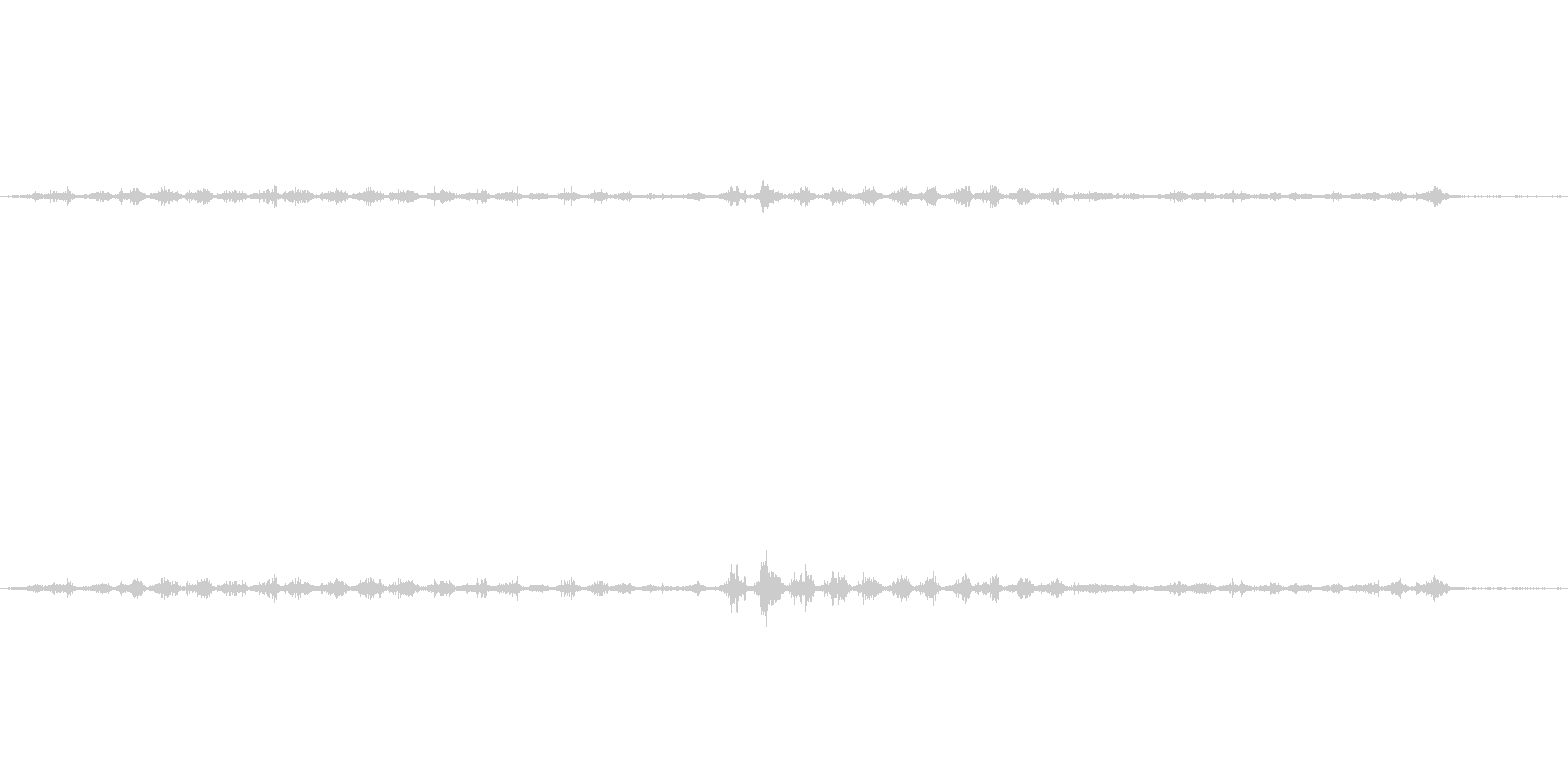 しゃかしゃか。歯磨き、歯を磨く音ですの未再生の波形