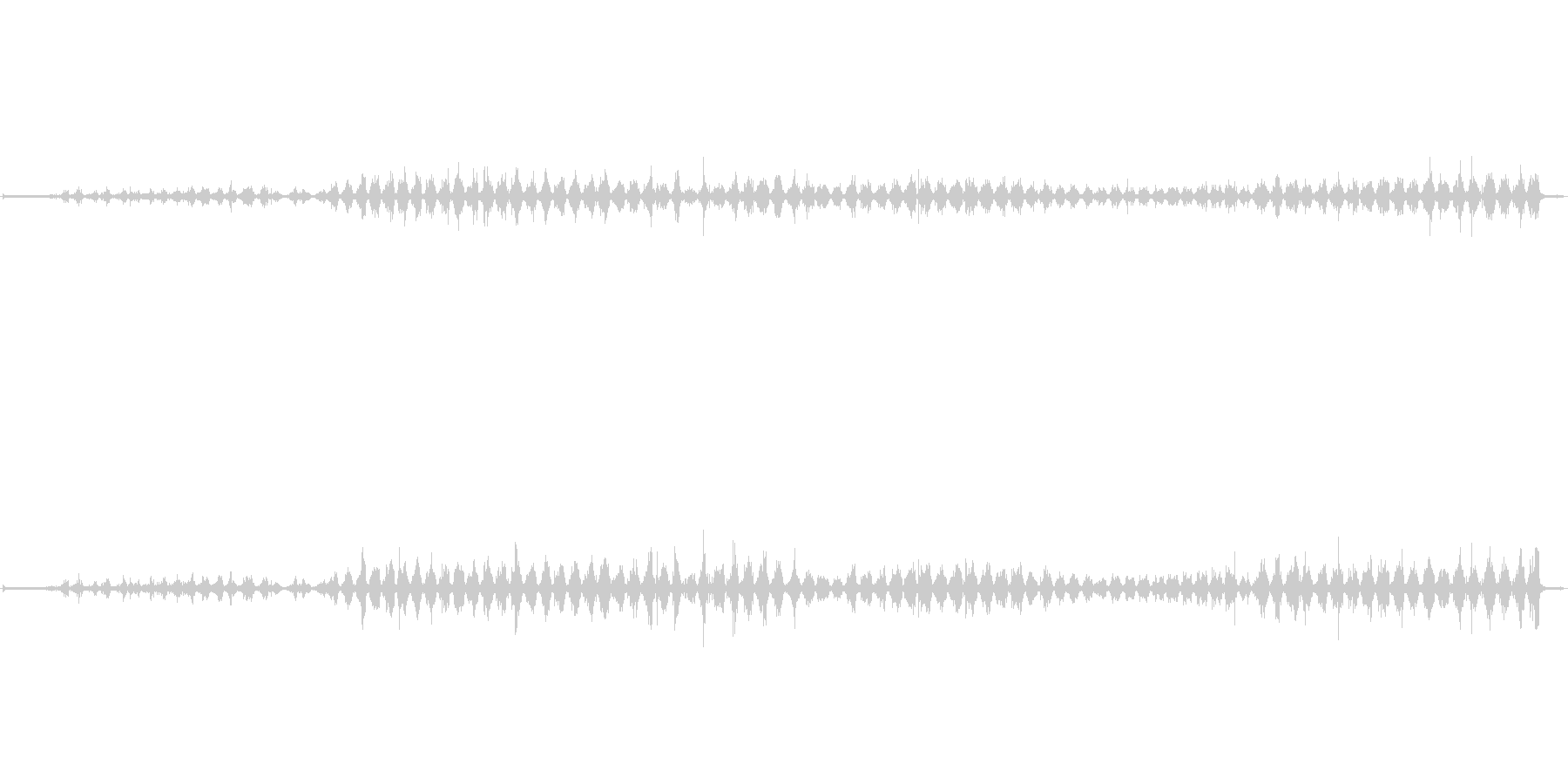 しゃかしゃか。歯磨き、歯を磨く音ですの未再生の波形