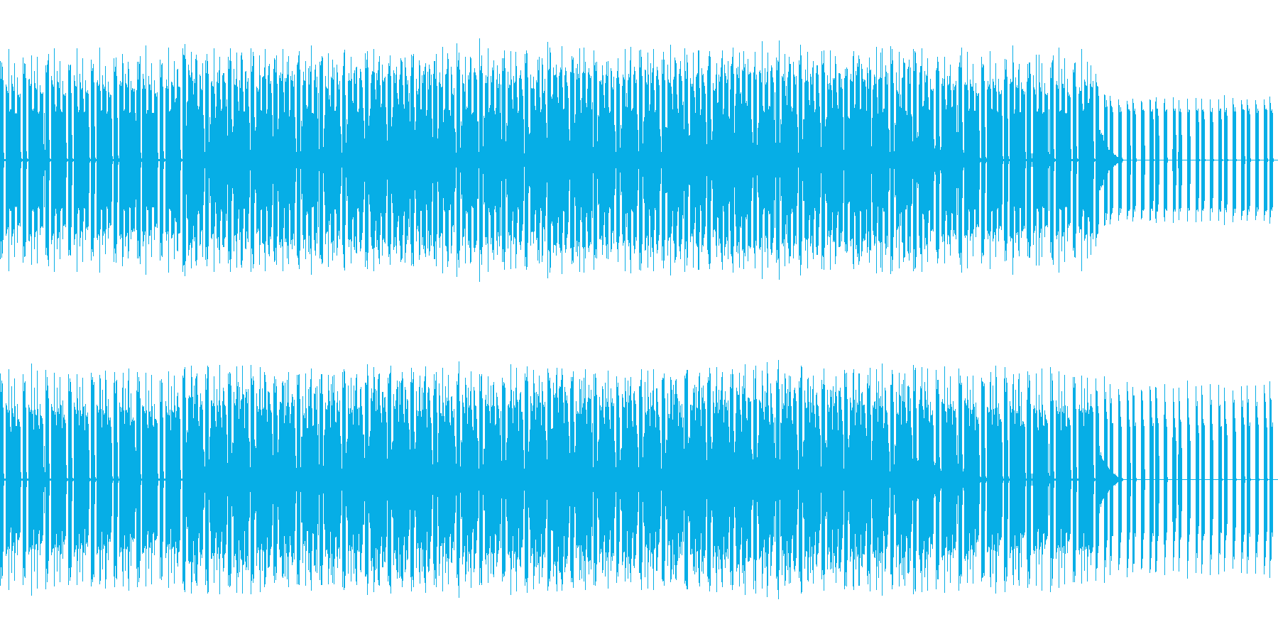 頭を使うシーンなどに EDMの再生済みの波形