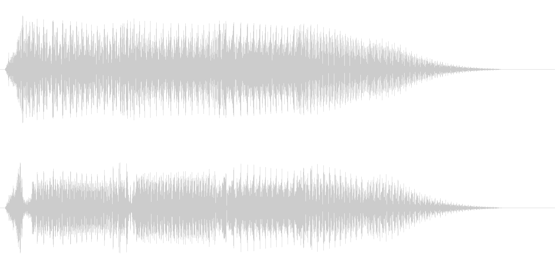 ビヨヨヨヨーン(小動物が動く音)の未再生の波形