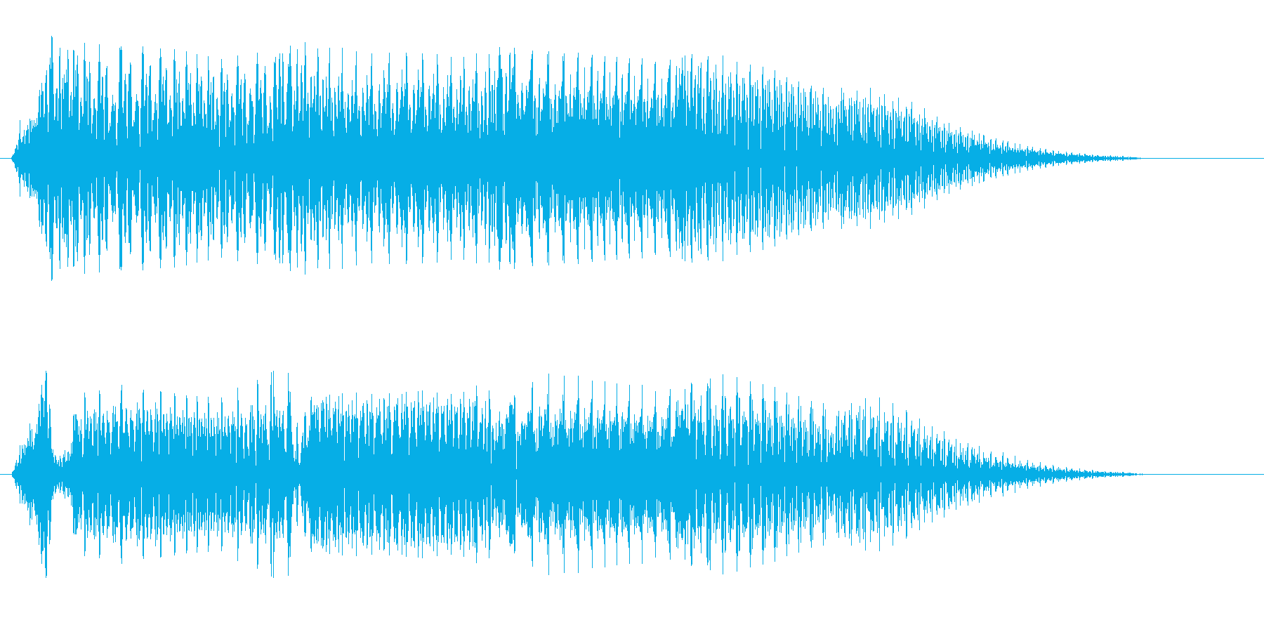 ビヨヨヨヨーン(小動物が動く音)の再生済みの波形