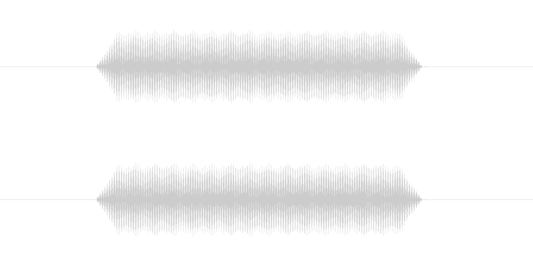 【汎用・セリフ音等】ピッ(さらに低)の未再生の波形