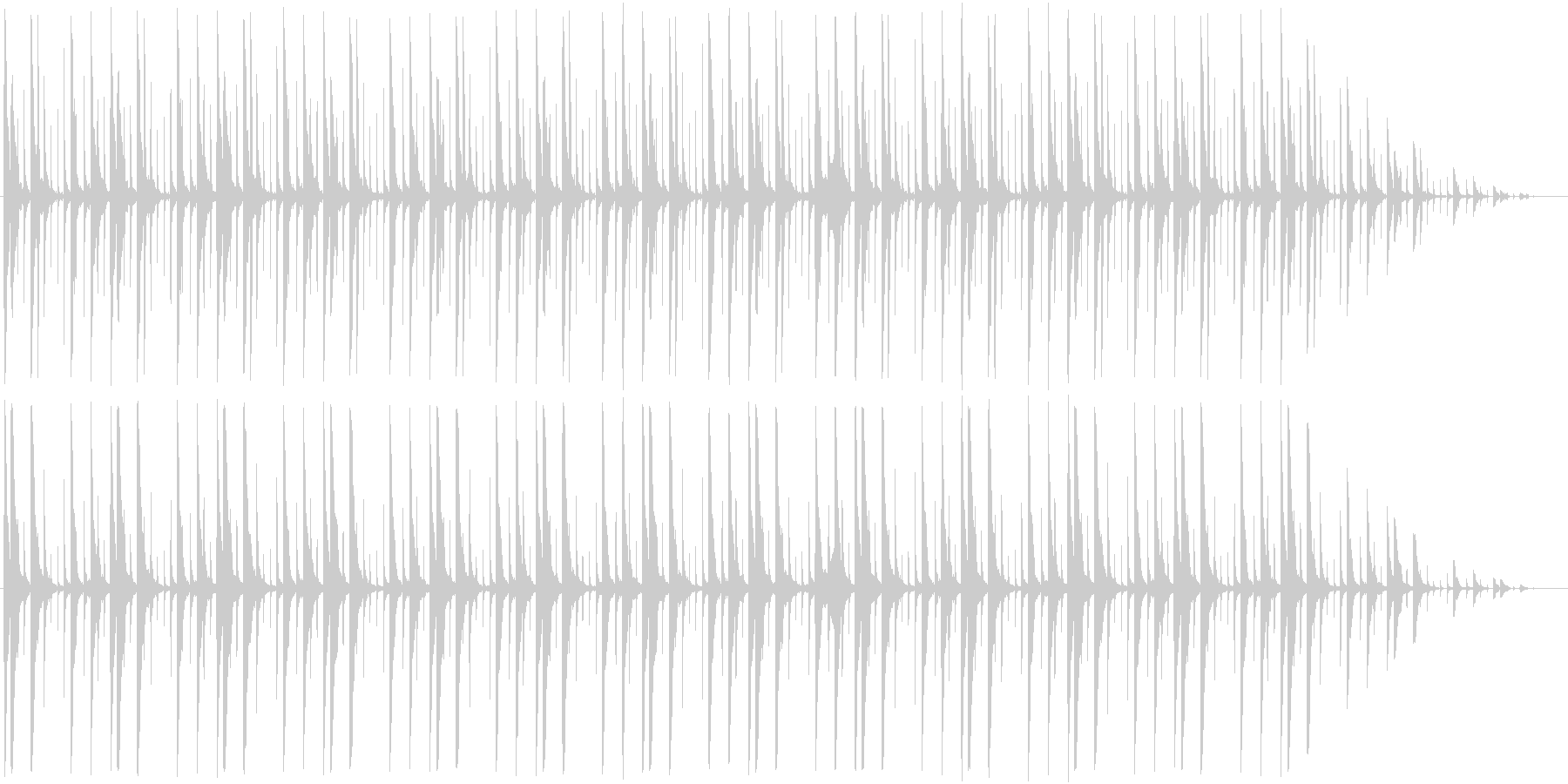 パーカッションの曲。の未再生の波形